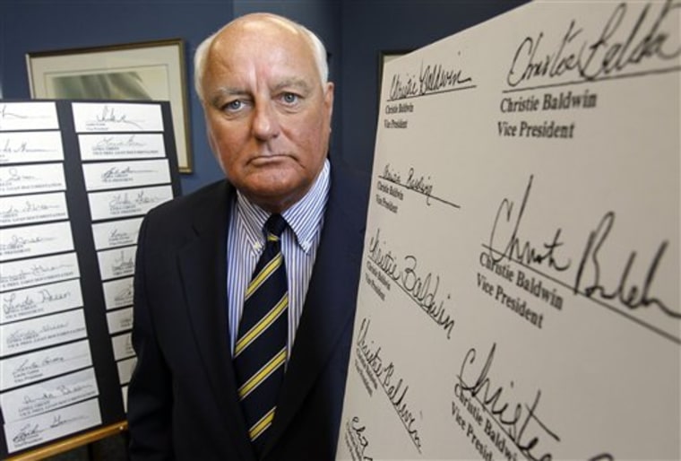 Exxex County, Mass., Registrar of Deeds John O'Brien found mortgage documents that had more than 25,000 suspect signatures. The earliest date to 1998.